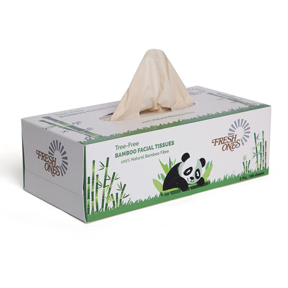 Fresh Ones Bamboo Facial Tissues (100 Pulls X 2 Ply)