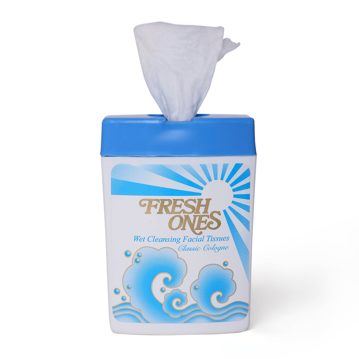 Fresh Ones Wet Cleansing Tissues Container Cologne (40 Wipes)