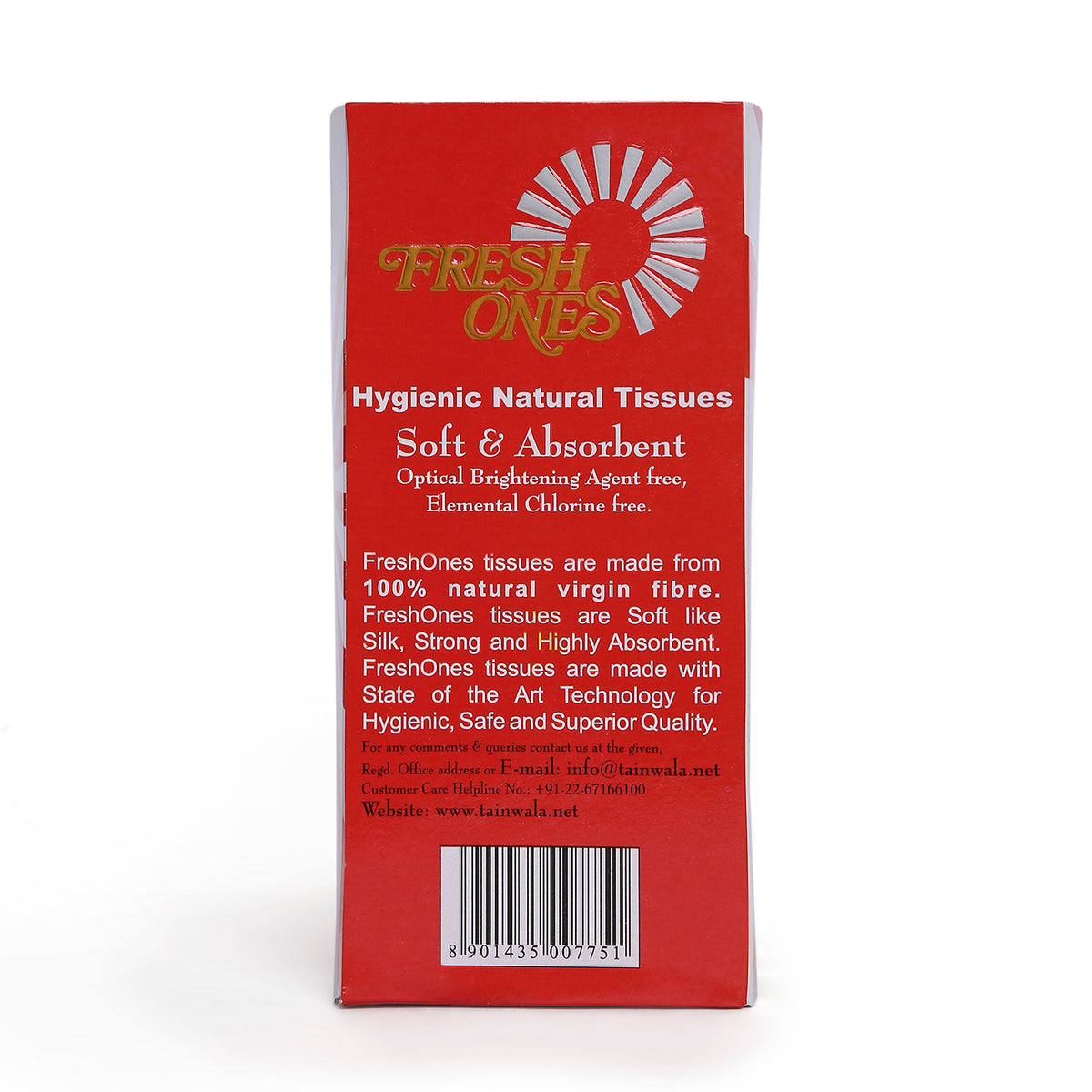 Fresh Ones Box Napkins  (100 Napkins X 1 Ply)(30X30)