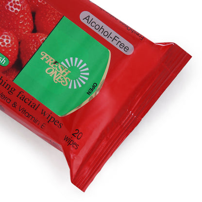 Fresh Ones Naturally Refreshing Wipes Strawberry Fresh (20 Wipes)