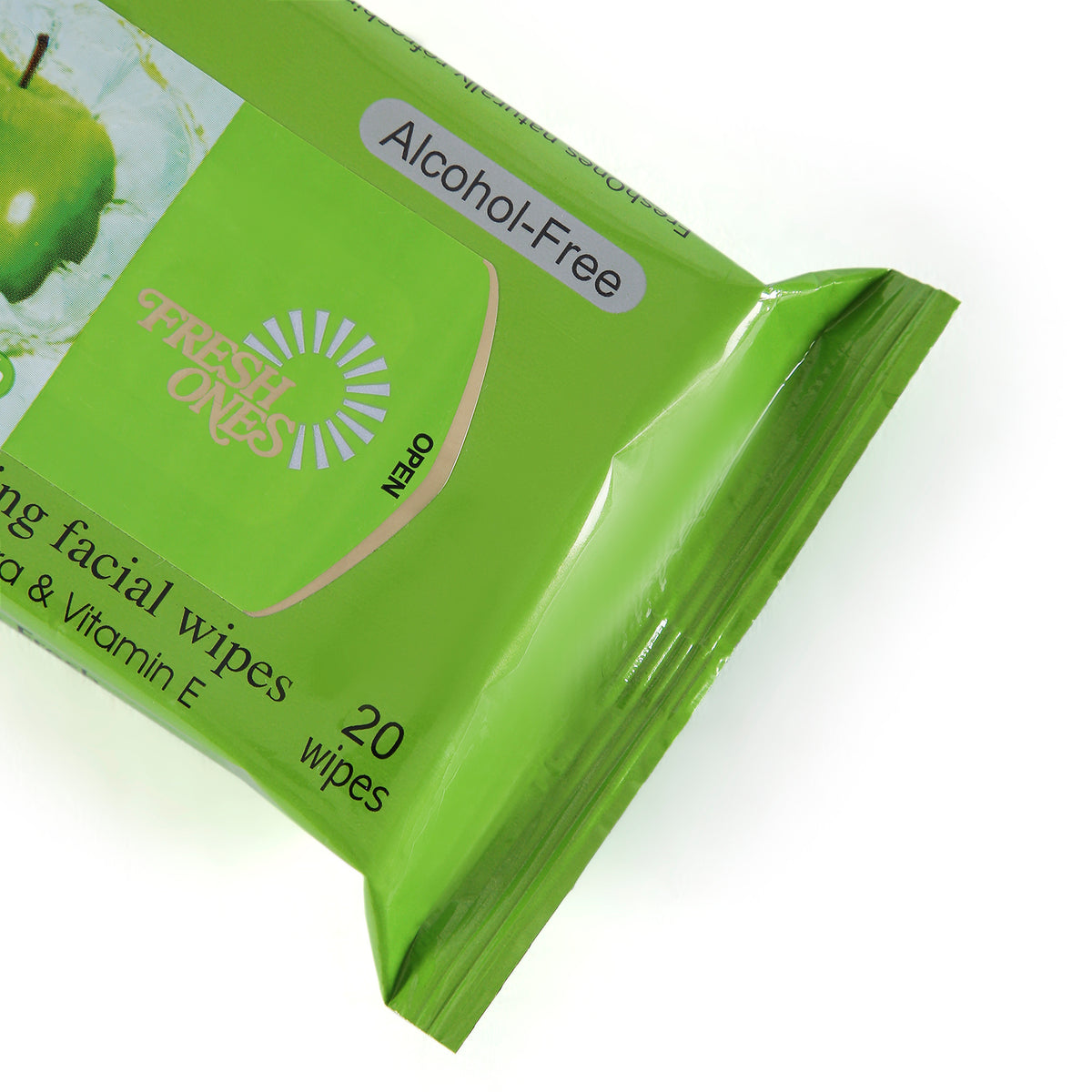 Fresh Ones Naturally Refreshing Wipes Green Apple Fresh (20 Wipes)