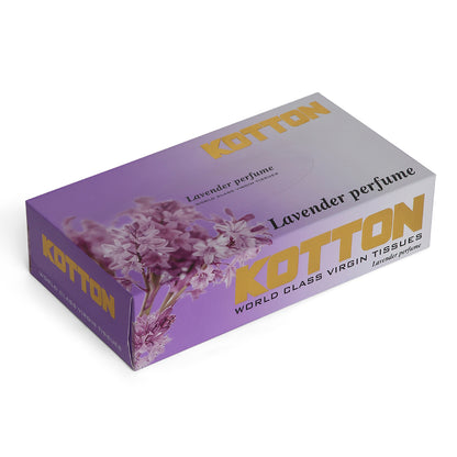Kotton Facial Tissues Lavender (80 Pulls X 2 Ply)