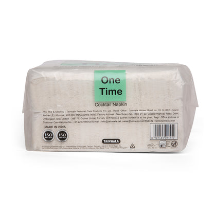 One Time Cocktail Napkin  (80 Napkins X 1 Ply)(25X25)