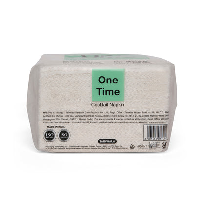 One Time Cocktail Napkin  (80 Napkins X 1 Ply)(21X21)