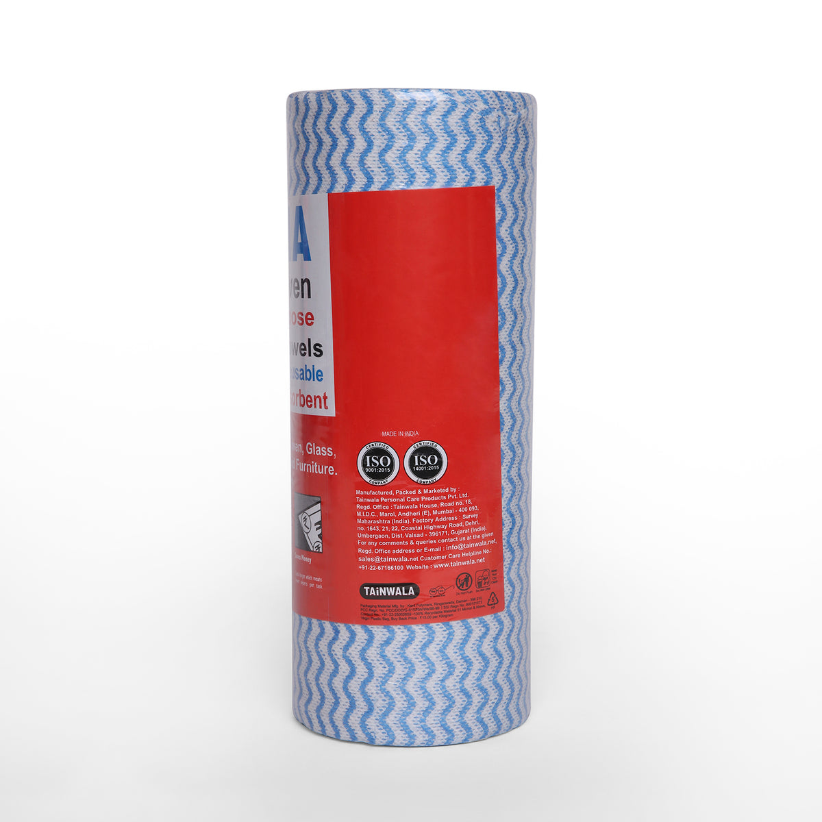 Taina Nonwoven Multipurpose Towels (80 Sheets X 1 Ply)(23X21)
