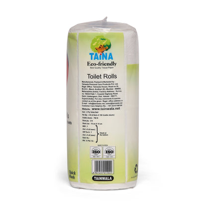 Taina Bathroom Rolls (4 Rolls X 190 Sheets X 2 Ply)