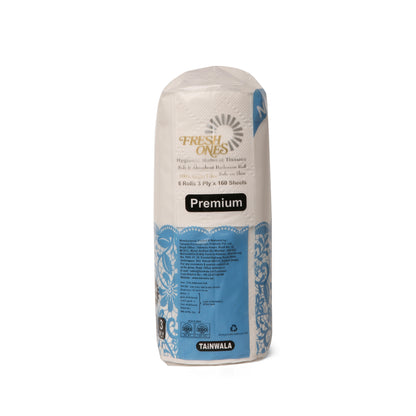 Fresh Ones Bathroom Rolls (6 Rolls X 160 Sheets X 3 Ply)