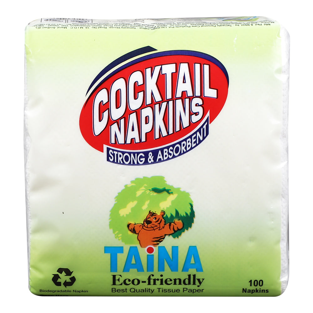 Taina Cocktail Napkin (100 Napkins X 1 Ply)(27 X 30)