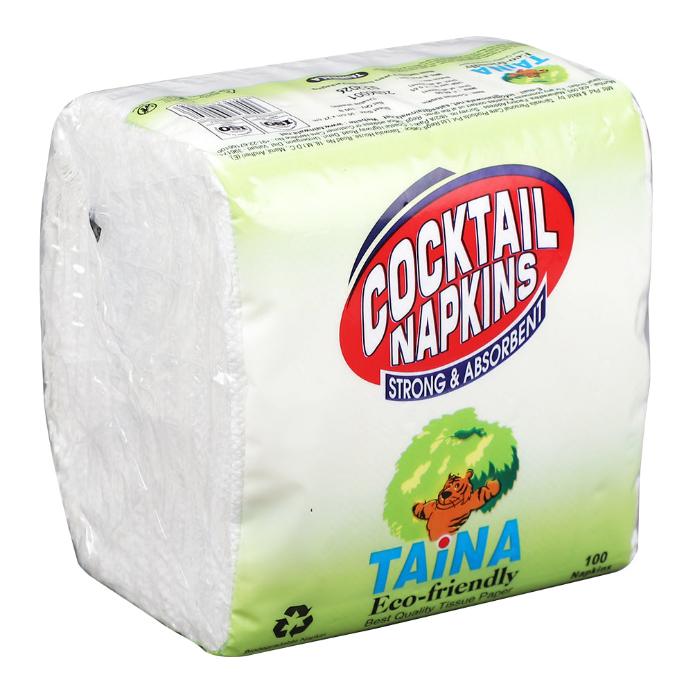 Taina Cocktail Napkin (100 Napkins X 1 Ply)(27 X 30)