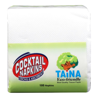 Taina Cocktail Napkin (100 Napkins X 1 Ply)(27 X 30)