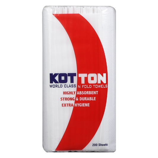 Kotton N Fold Towels Pouch (200 Pulls)