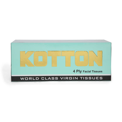 Kotton Facial Tissues (80 Pulls X 4 Ply)